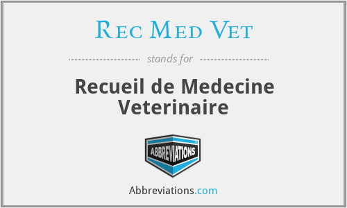 What does REC MED VET stand for?